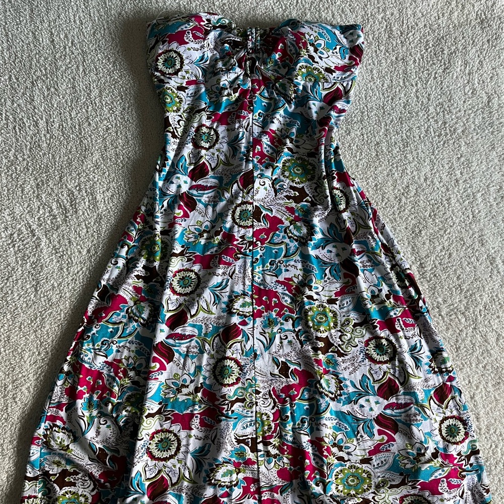 Vintage Guess Floral Halter Mini Dress